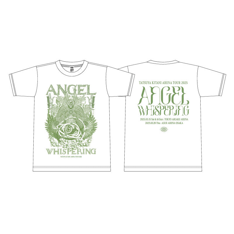 ANGEL WHISPERING T恤 白